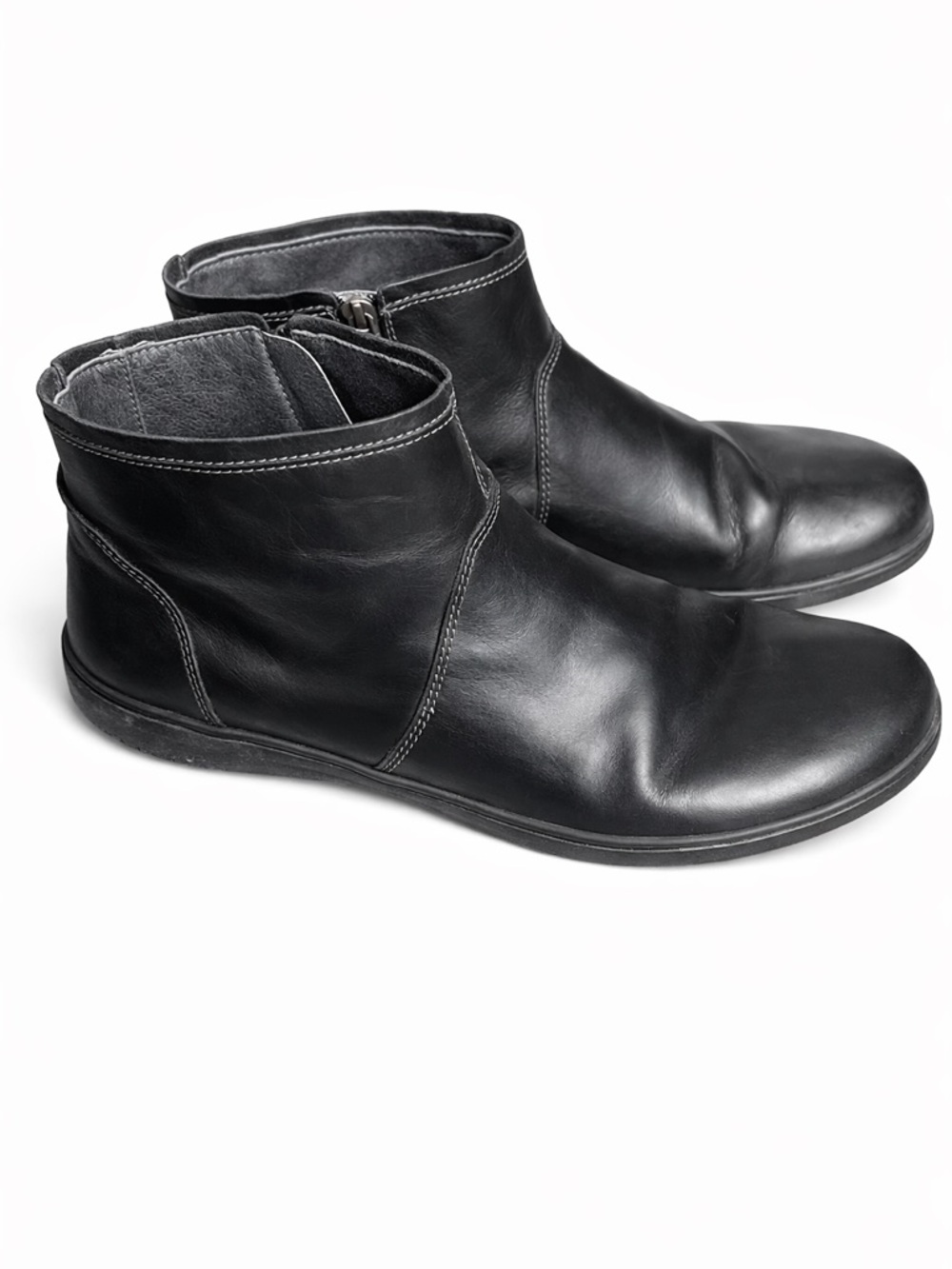 Birkenstock Black Leather Ankle Boots – Size 39